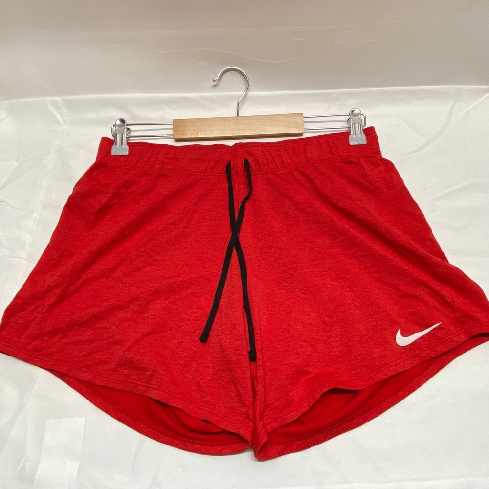 Nike Athletic Shorts Women's Small Red Dri-Fit 5" inseam Running Gym Activewear